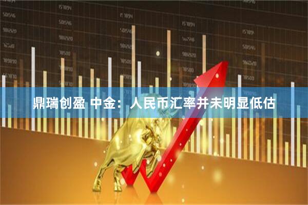 鼎瑞创盈 中金：人民币汇率并未明显低估
